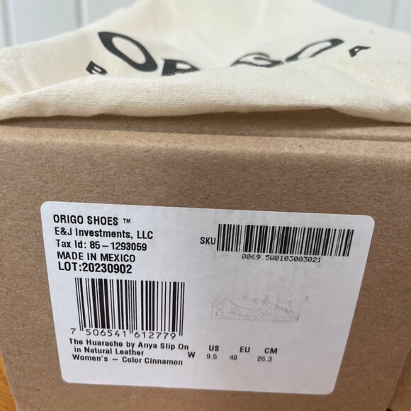 New/Unworn Origo Huarache Slip-Ons by Anya (Size 9.5) - Picture 4 of 4
